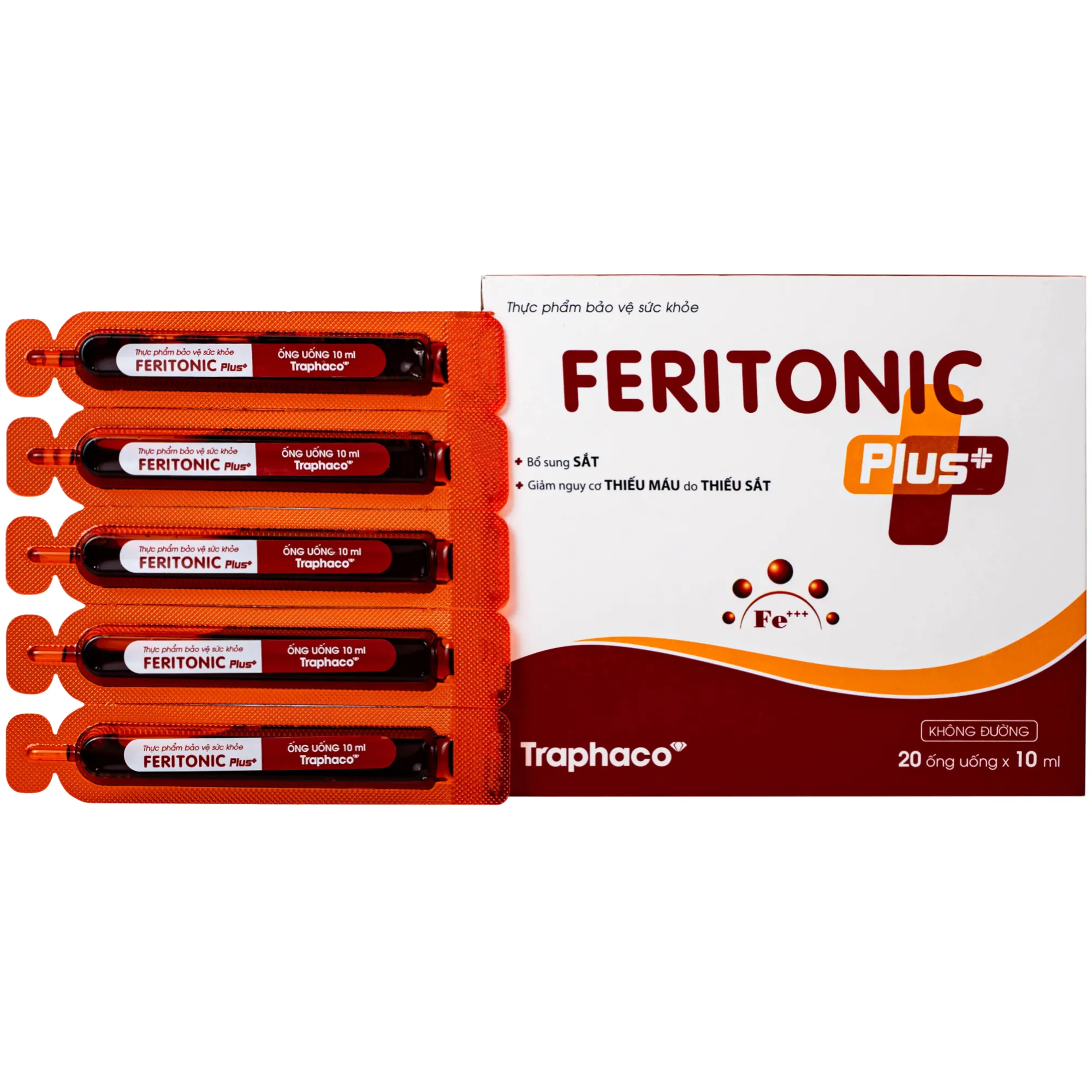 SIRO BỔ SUNG SẮT FERITONIC PLUS+ TRAPHACO 4X5 ỐNG