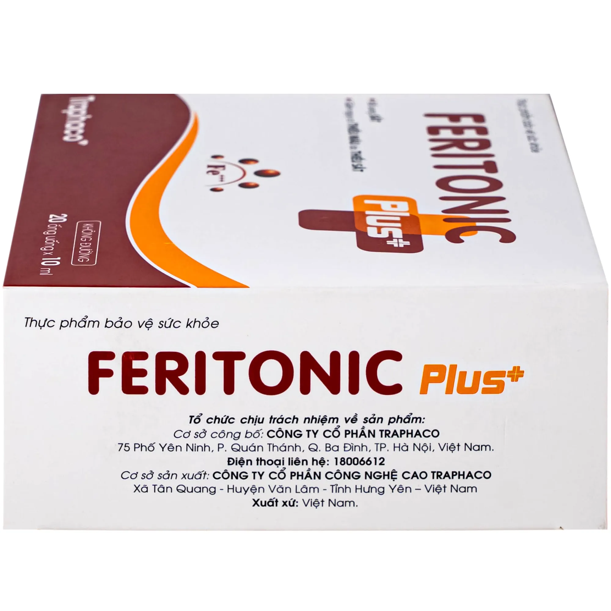 SIRO BỔ SUNG SẮT FERITONIC PLUS+ TRAPHACO 4X5 ỐNG 9