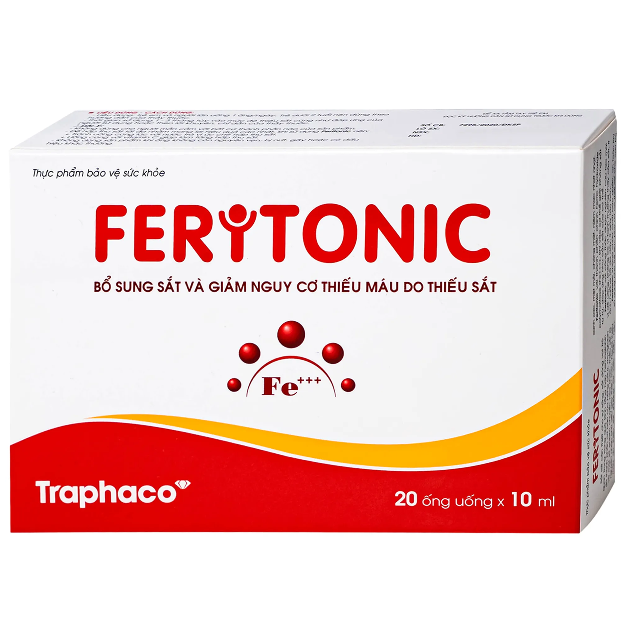 SIRO BỔ SUNG SẮT FERITONIC TRAPHACO 2X10 ỐNG 7