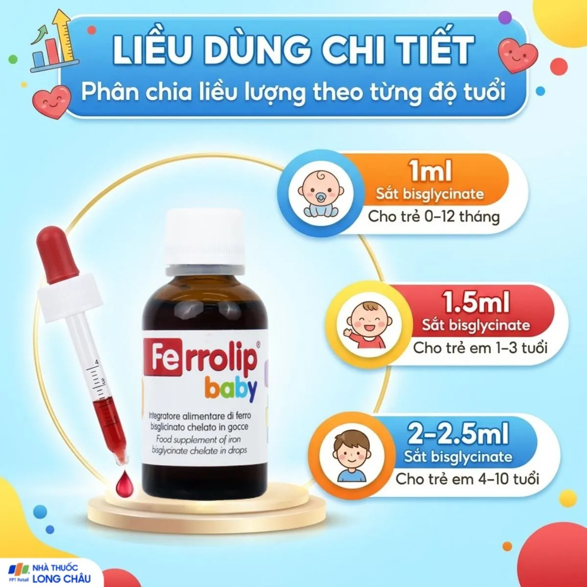 SIRO BỔ SUNG SẮT FERROLIP BABY INPHARMA SPA 30ML 3