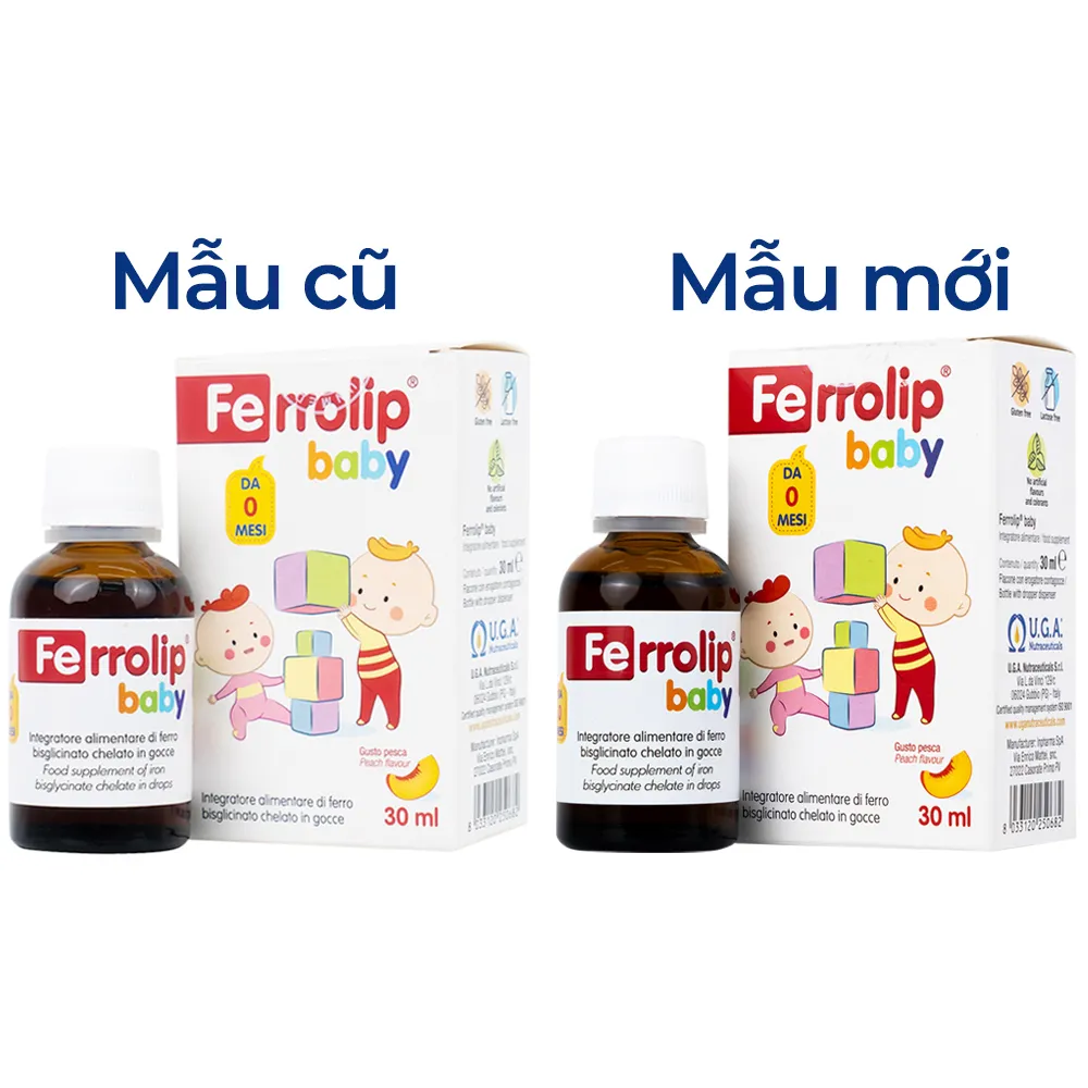 SIRO BỔ SUNG SẮT FERROLIP BABY INPHARMA SPA 30ML 6