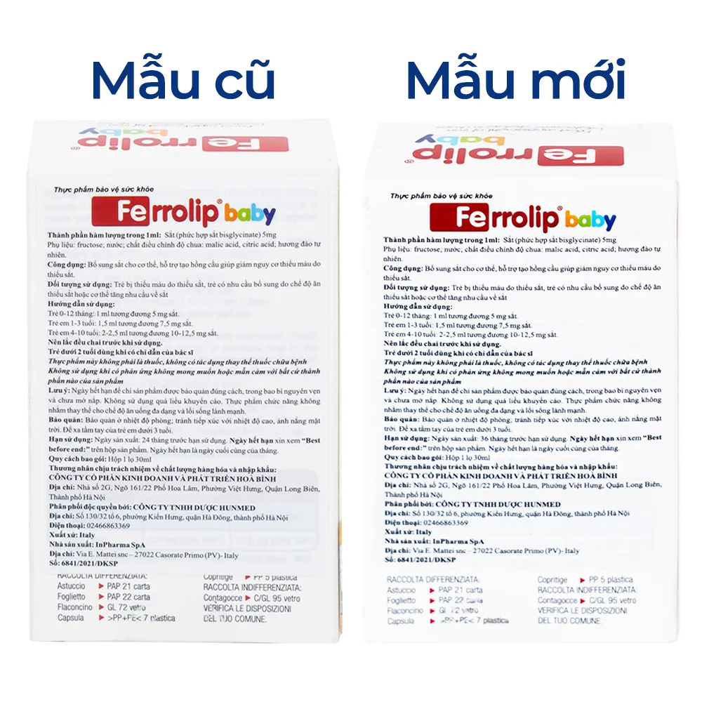 SIRO BỔ SUNG SẮT FERROLIP BABY INPHARMA SPA 30ML 7