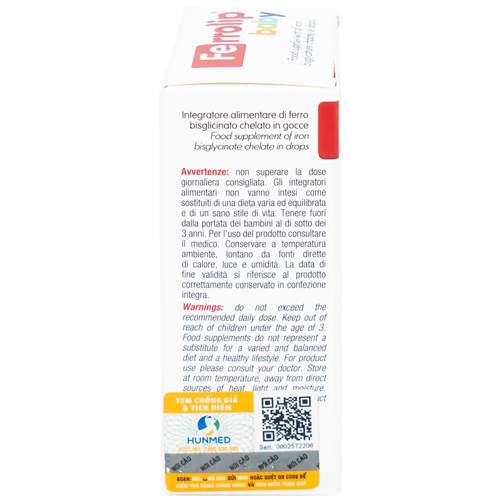 SIRO BỔ SUNG SẮT FERROLIP BABY INPHARMA SPA 30ML 11