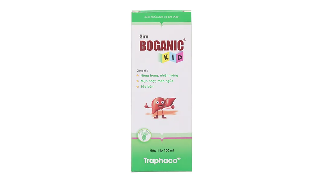 Siro Boganic Kid thanh nhiệt tiêu độc, mát gan chai 100ml 3