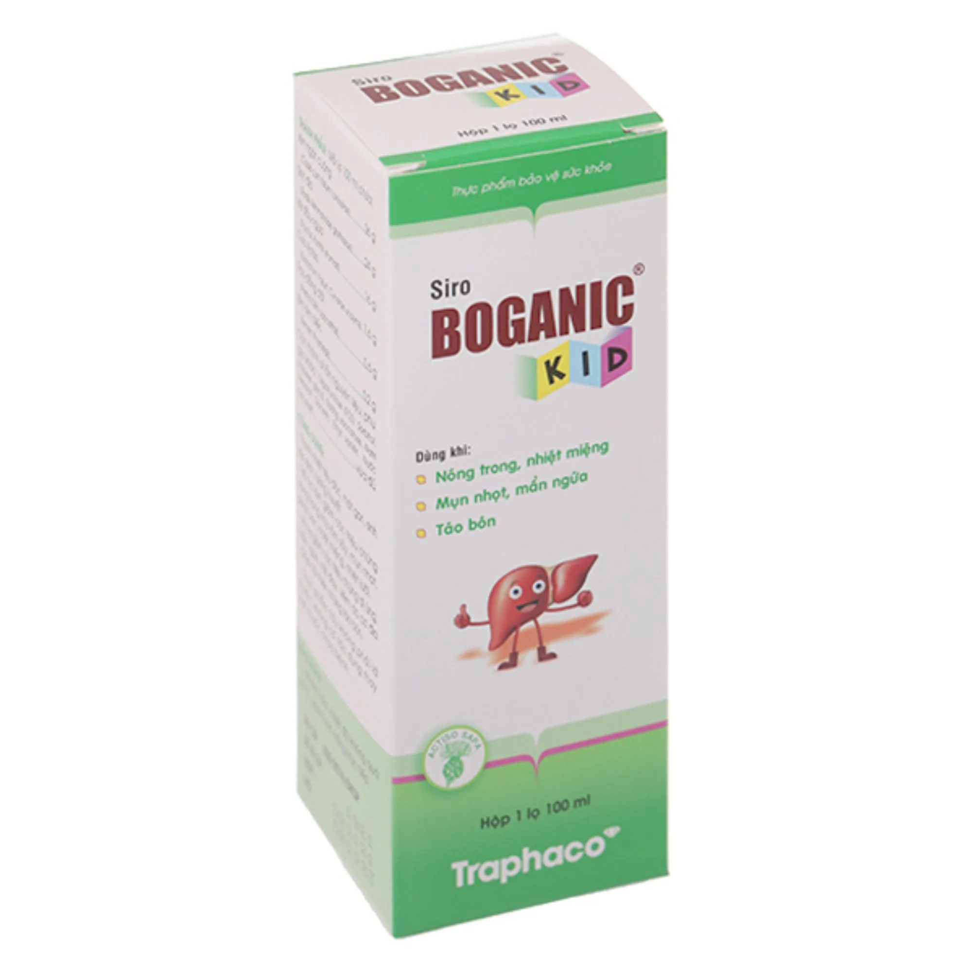 Siro Boganic Kid Traphaco - Thanh nhiệt, mát gan, giảm mẩn ngứa 2