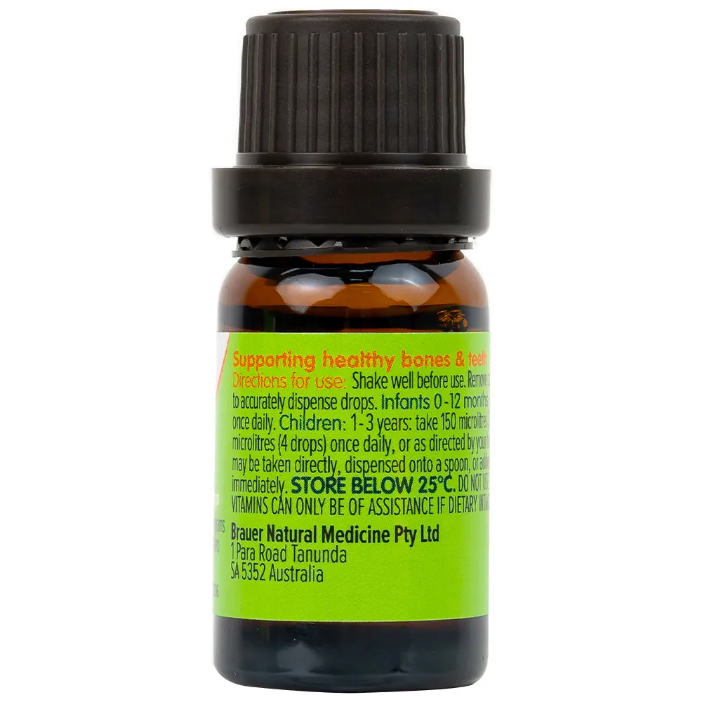 SIRO BRAUER BABY KIDS D3+K2 HIGH POTENCY MK-7 DROPS 10ML 14
