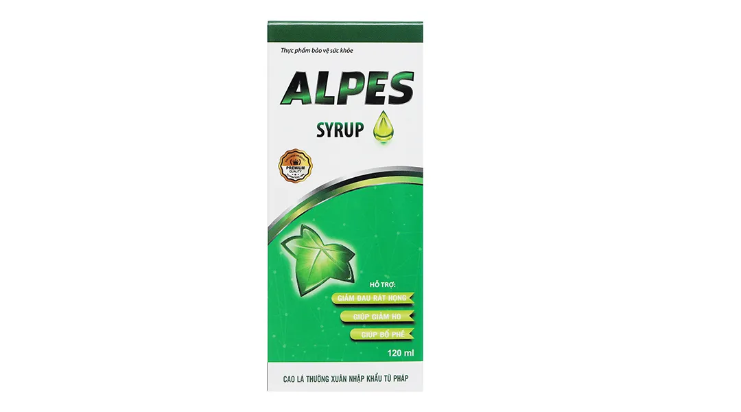 Siro Cali USA Alpes hỗ trợ giảm ho, bổ phổi chai 120ml 3