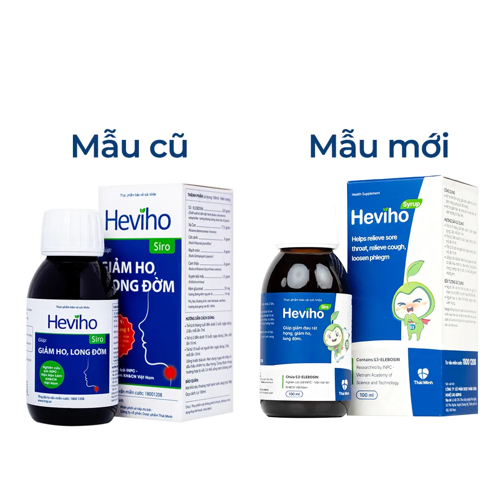 SIRO GIẢM HO HEVIHO THÁI MINH 100ML 2