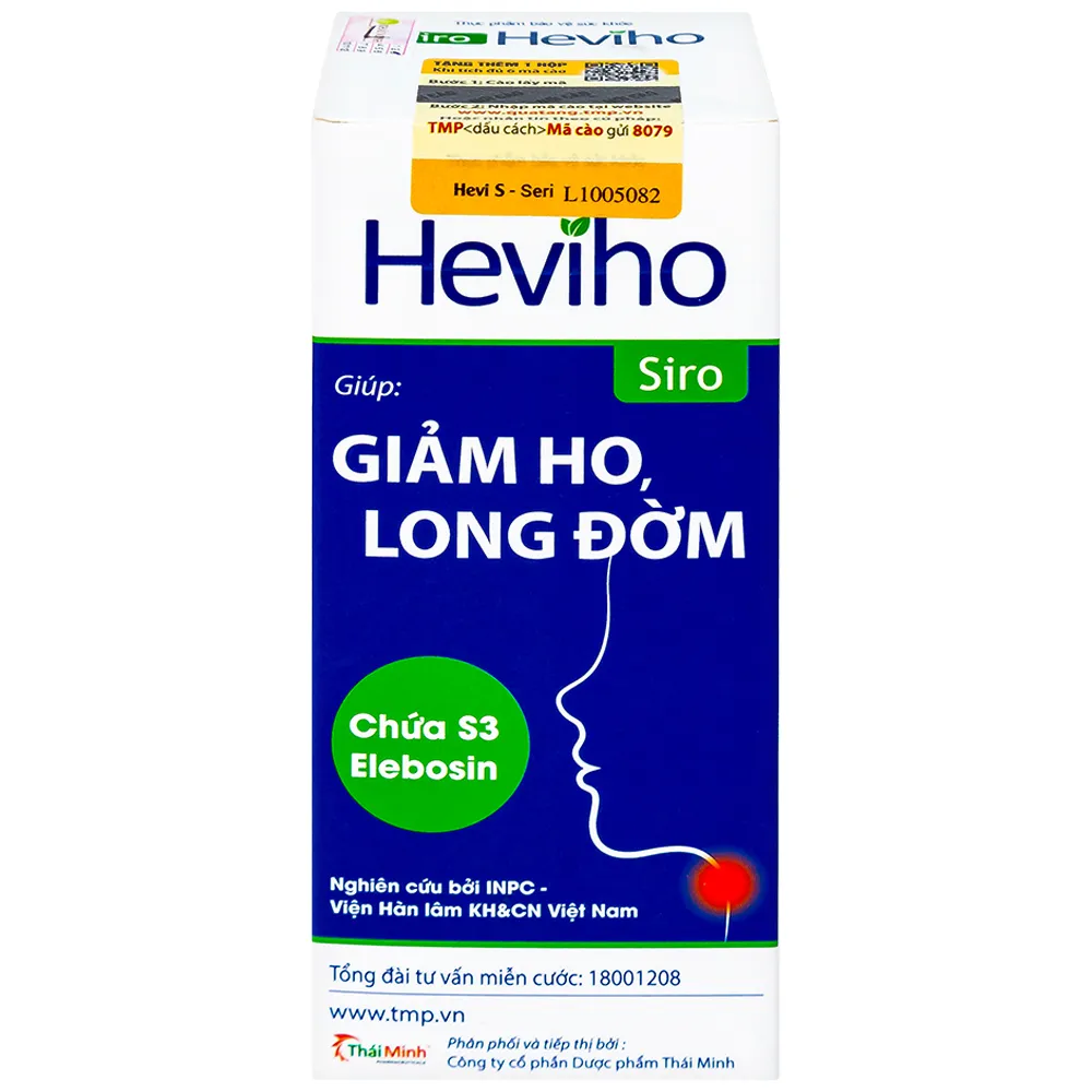 SIRO GIẢM HO HEVIHO THÁI MINH 100ML 12