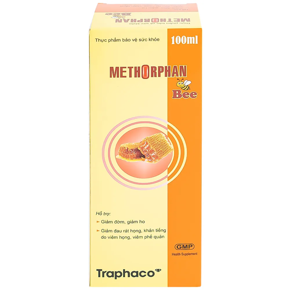 SIRO GIẢM HO METHORPHAN BEE TRAPHACO 100ML 3