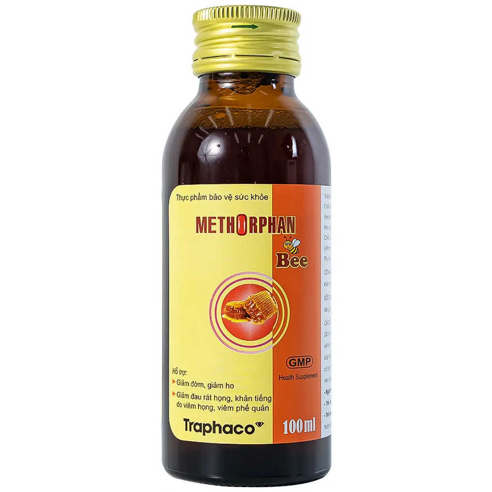 SIRO GIẢM HO METHORPHAN BEE TRAPHACO 100ML 7
