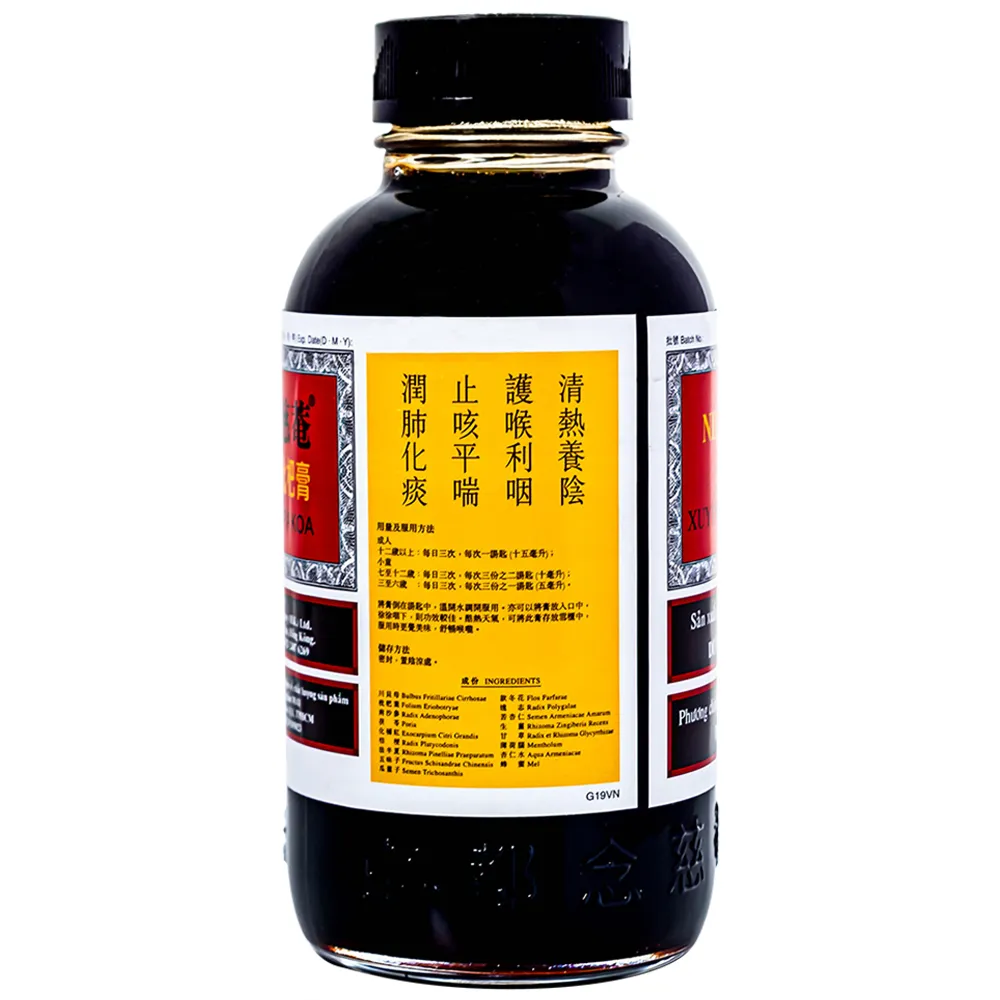 SIRO GIẢM HO NIỆM TỪ AM HIẾU TỬ XUYÊN BỐI TỲ BÀ CAO 300ML 2