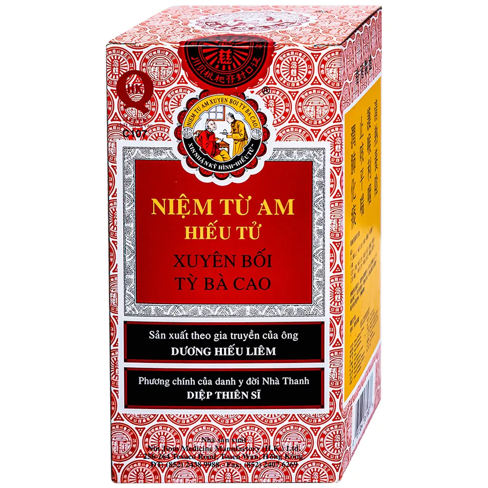 SIRO GIẢM HO NIỆM TỪ AM HIẾU TỬ XUYÊN BỐI TỲ BÀ CAO 300ML 10