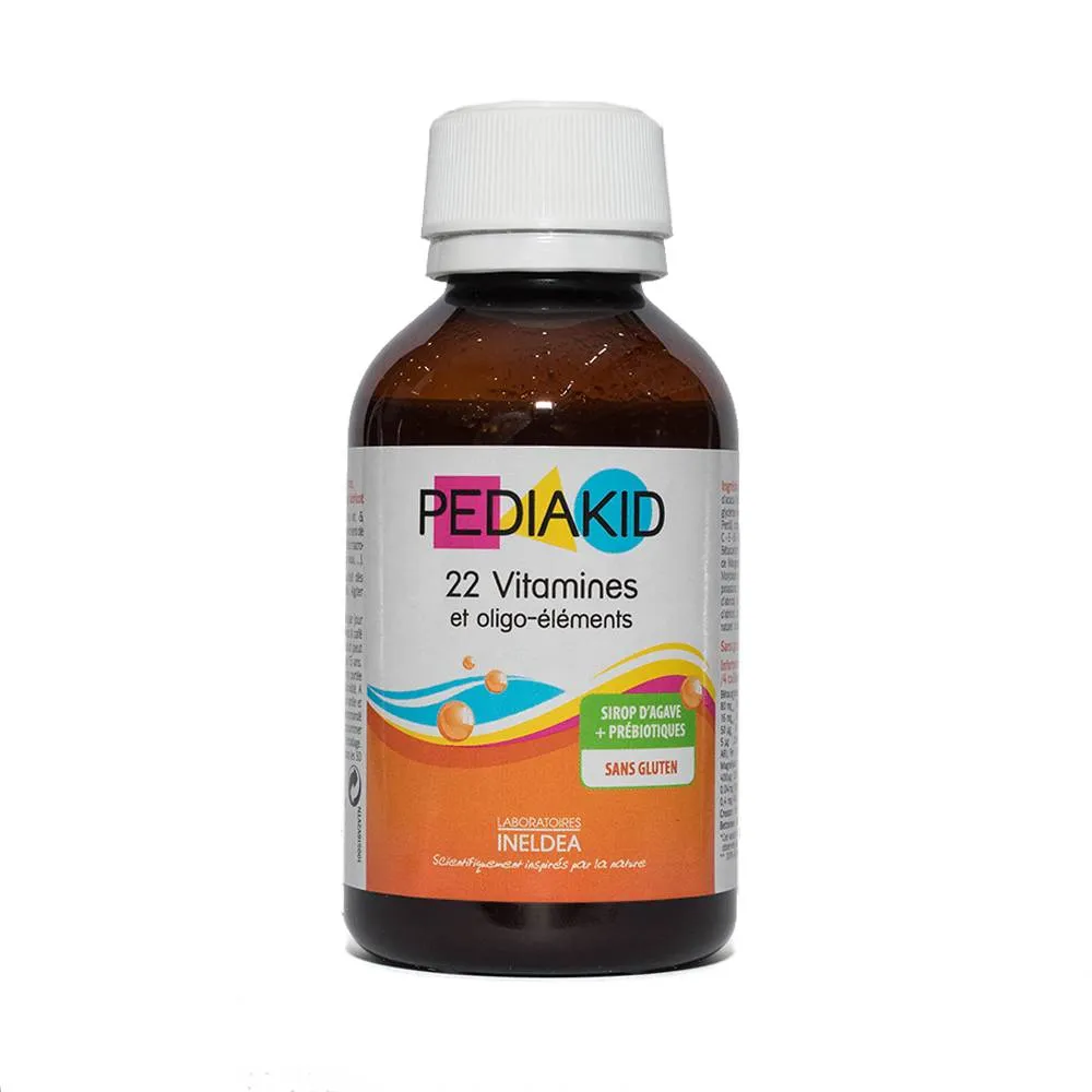 SIRO GIÚP BỔ SUNG VITAMIN VÀ KHOÁNG CHẤT PEDIAKID 22 VITAMINES 125ML