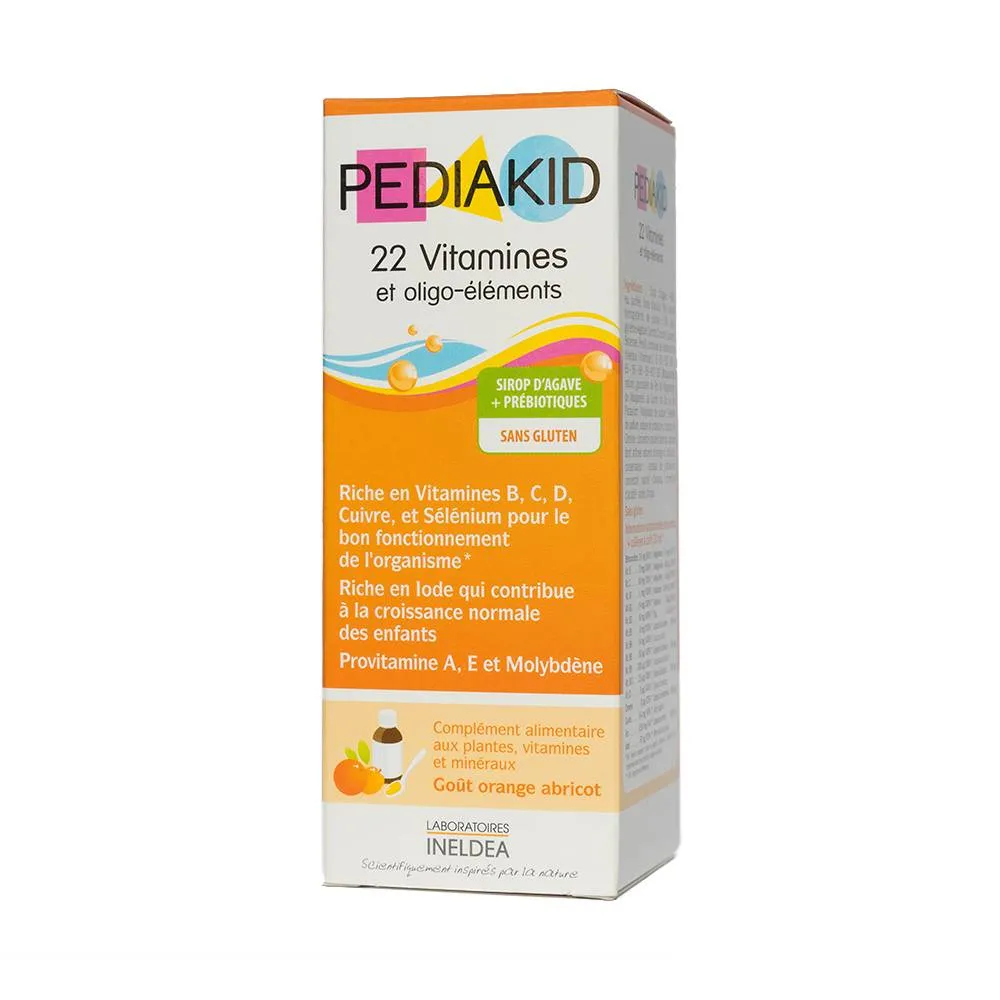 SIRO GIÚP BỔ SUNG VITAMIN VÀ KHOÁNG CHẤT PEDIAKID 22 VITAMINES 125ML 7