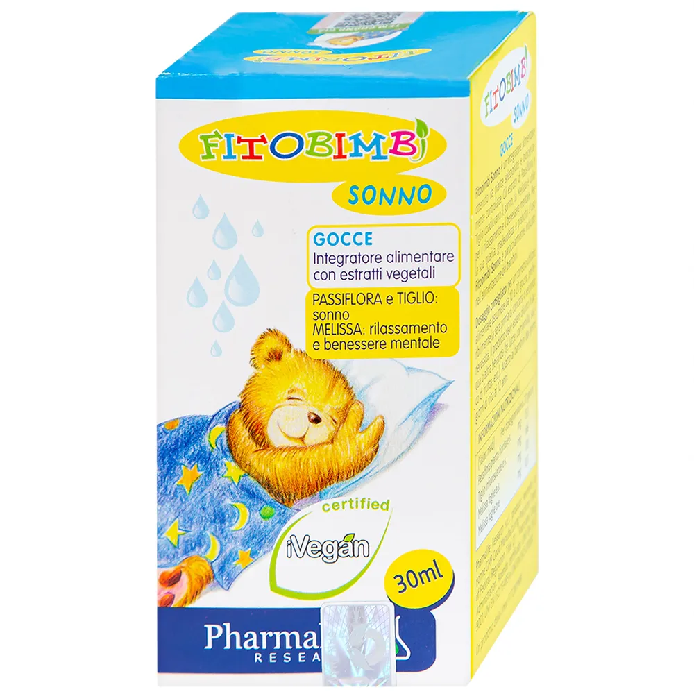 SIRO GIÚP TRẺ NGỦ NGON FITOBIMBI SONNO 30ML 8