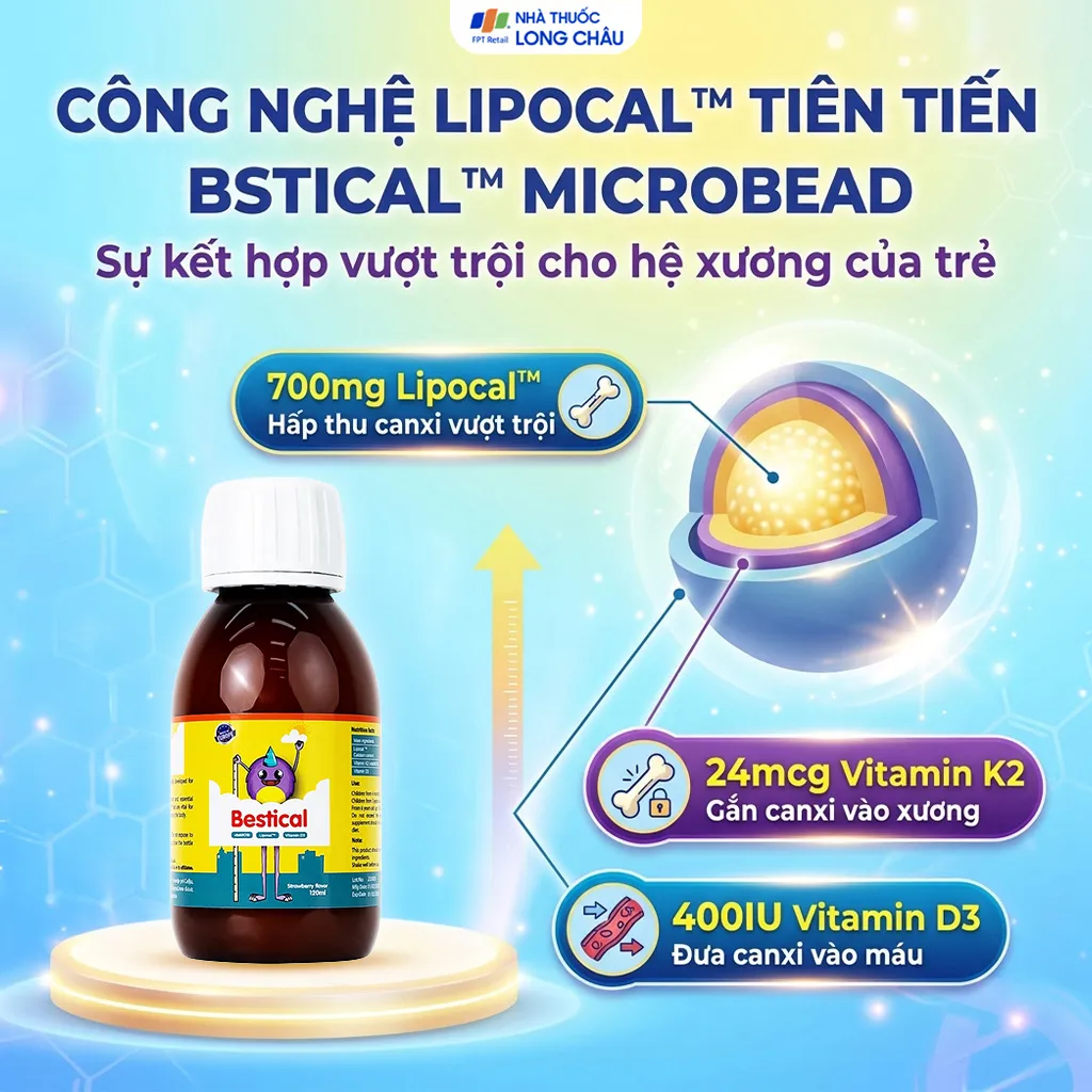 SIRO GIÚP XƯƠNG, RĂNG CHẮC KHỎE BESTICAL ERGOPHARMA 120ML 3