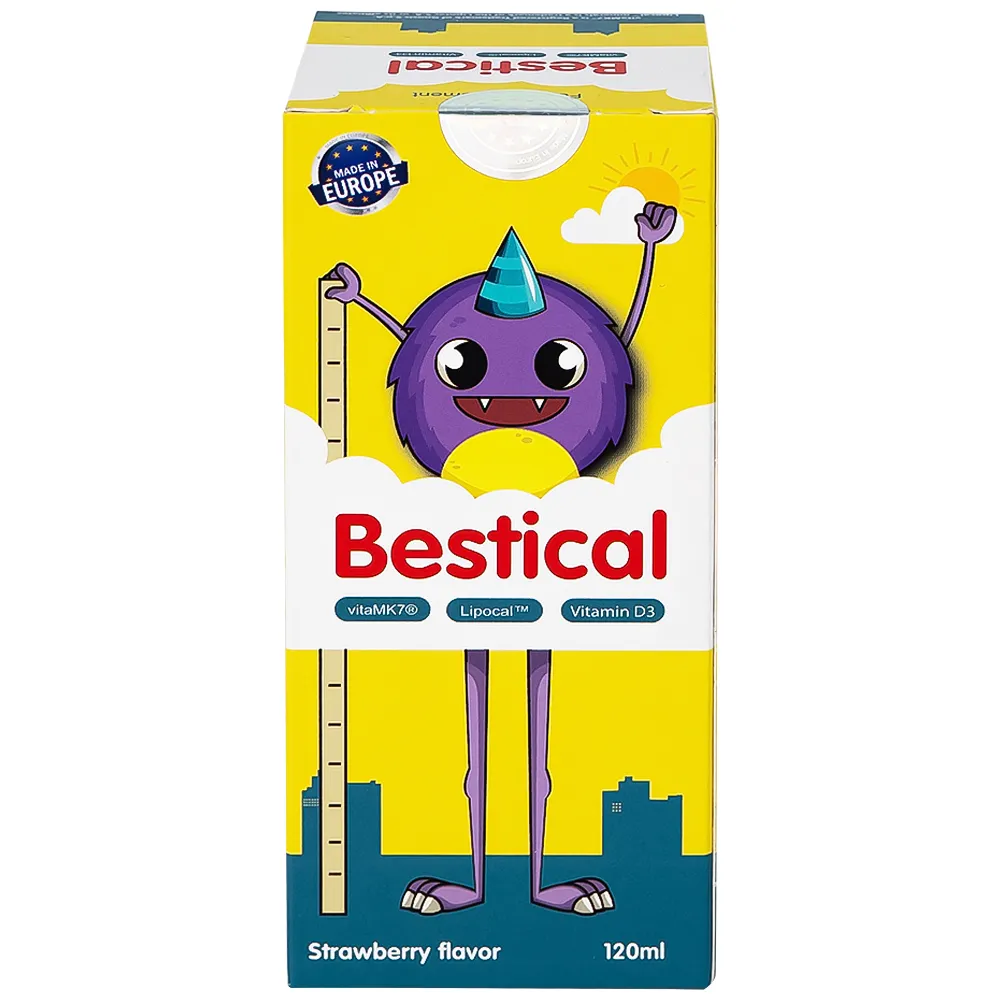SIRO GIÚP XƯƠNG, RĂNG CHẮC KHỎE BESTICAL ERGOPHARMA 120ML 7
