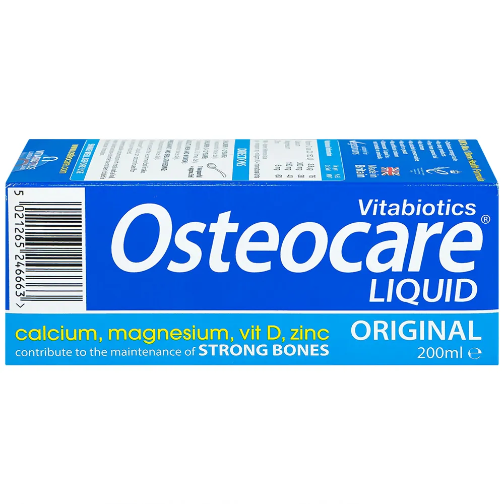 SIRO GIÚP XƯƠNG CHẮC XƯƠNG OSTEOCARE LIQUID VITABIOTICS 200ML 9