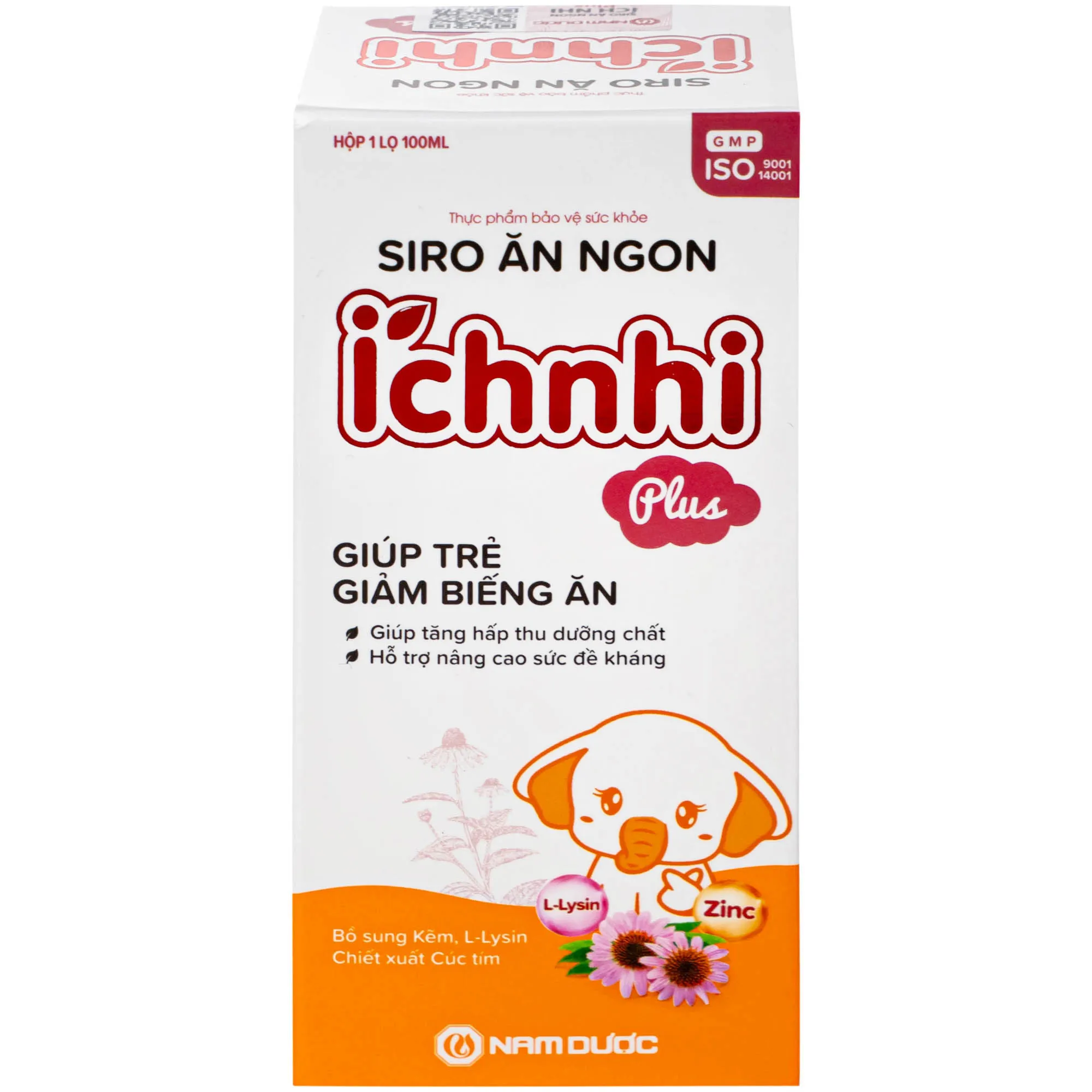SIRO GIÚP TRẺ ĂN NGON ÍCH NHI PLUS NAM DƯỢC 100ML 7