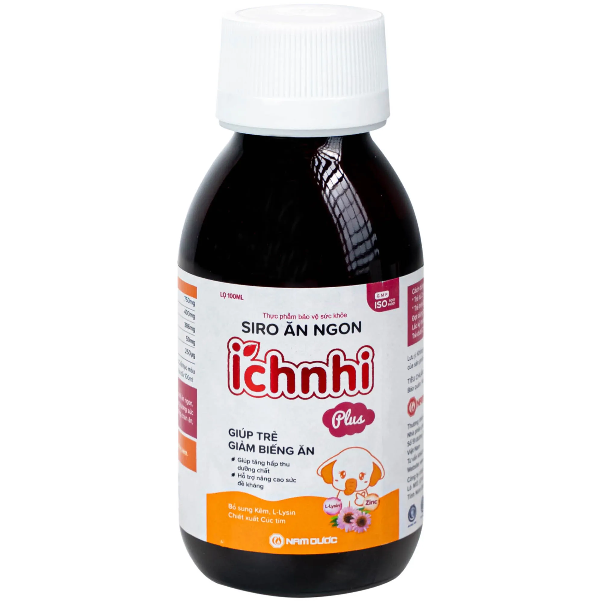 SIRO GIÚP TRẺ ĂN NGON ÍCH NHI PLUS NAM DƯỢC 100ML 11