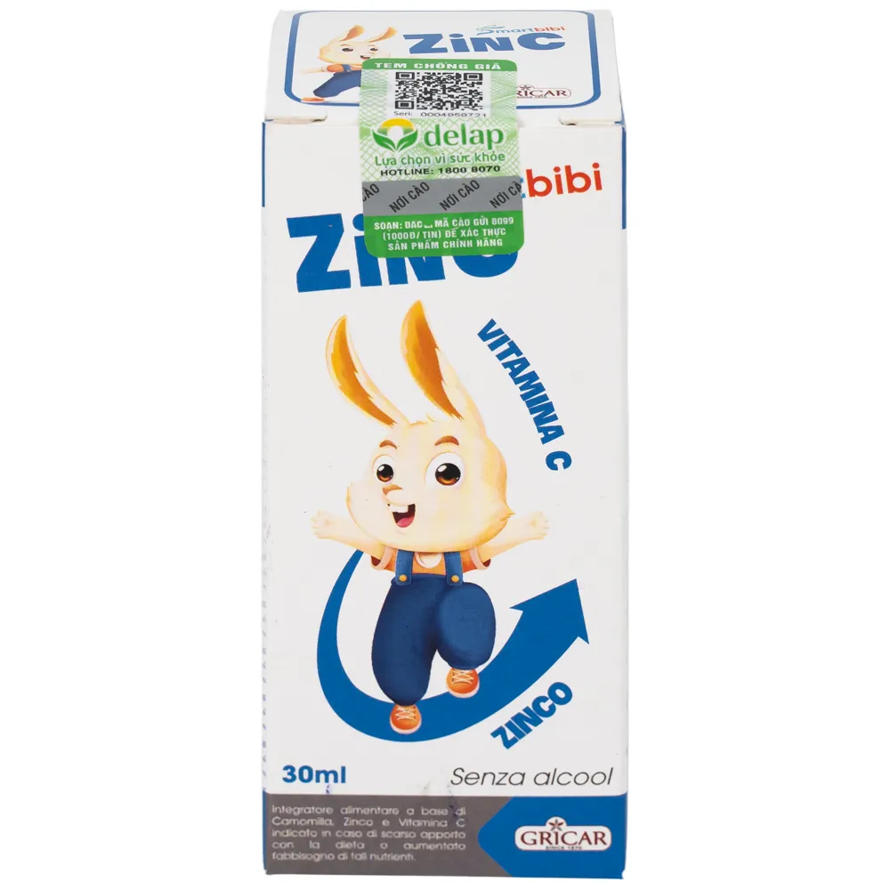 SIRO HỖ TRỢ CẢI THIỆN BIẾNG ĂN SMARTBIBI ZINC 30ML 9