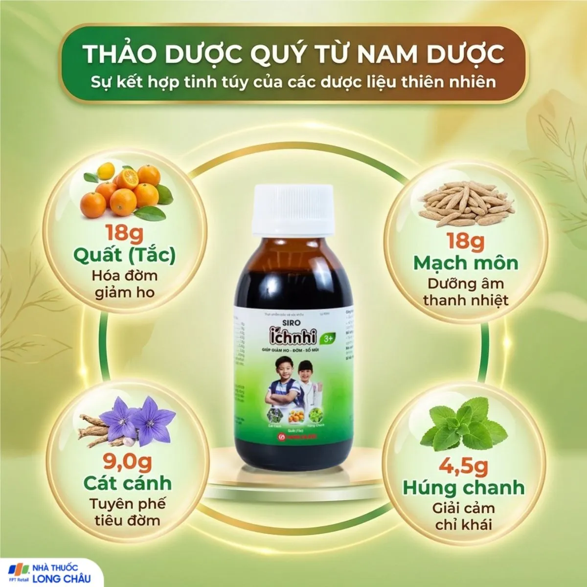 SIRO HỖ TRỢ GIẢM HO ÍCH NHI 3+ NAM DƯỢC 90ML 4