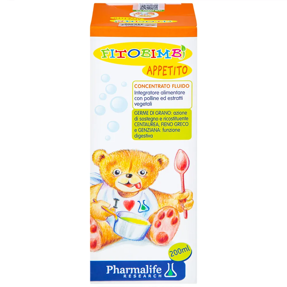 SIRO HỖ TRỢ GIÚP TRẺ ĂN NGON FITOBIMBI APPETITO 200ML 7