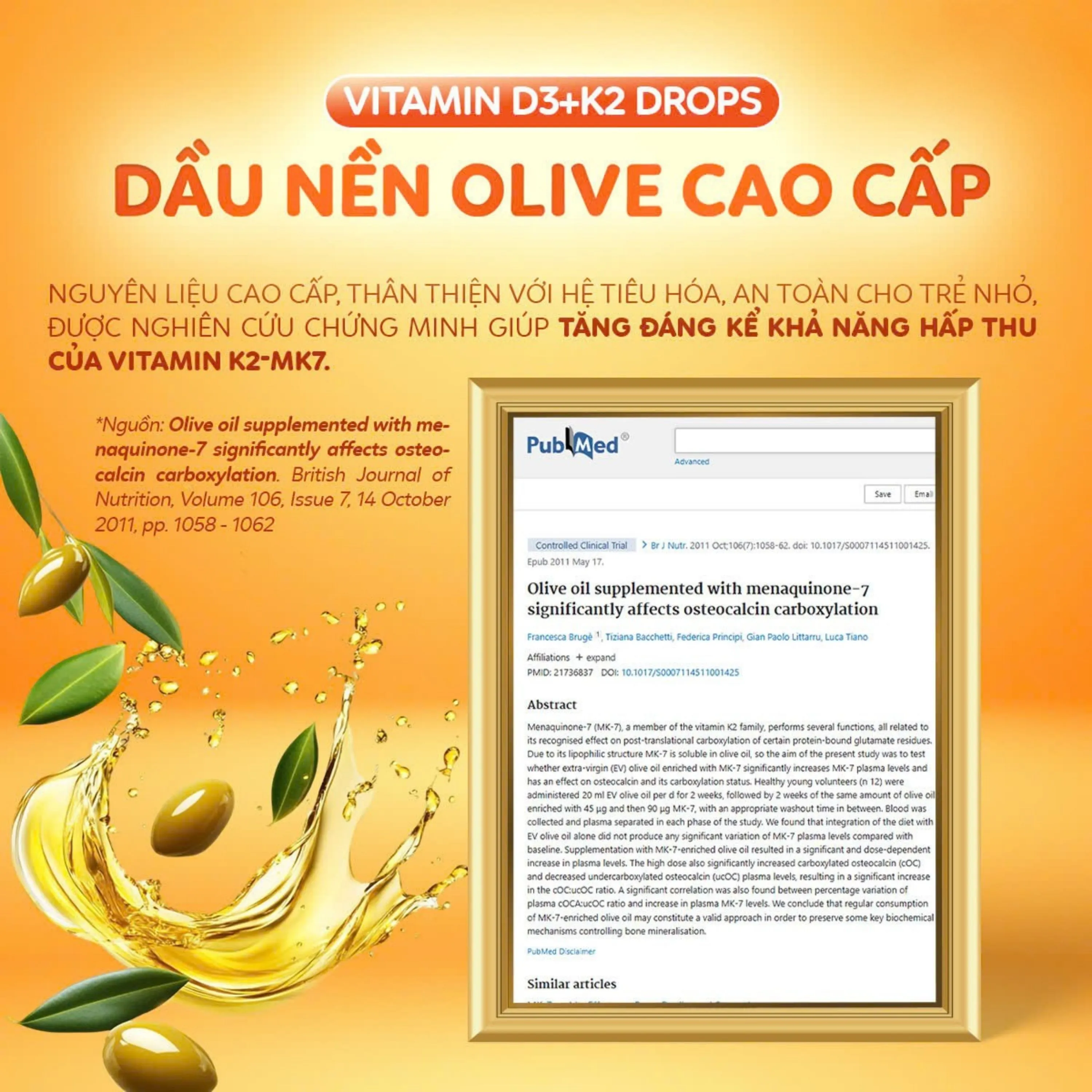 SIRO HỖ TRỢ HẤP THU CANXI, GIÚP XƯƠNG RĂNG CHẮC KHỎE NATURE'S WAY KIDS SMART DROPS VITAMIN D3+K2 11ML 6