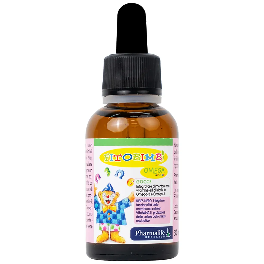 SIRO HỖ TRỢ PHÁT TRIỂN NÃO CHO TRẺ FITOBIMBI OMEGA JUNIOR 30ML 12