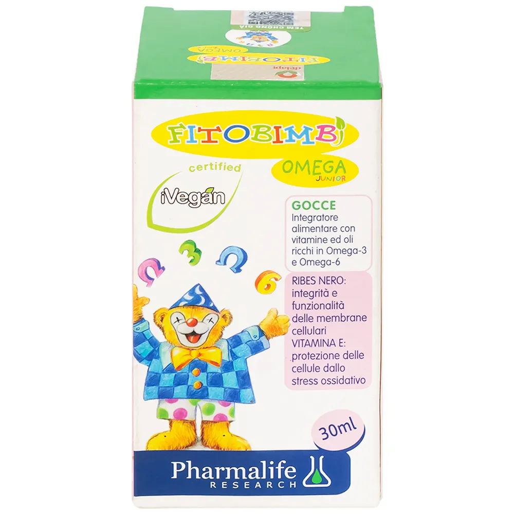 SIRO HỖ TRỢ PHÁT TRIỂN NÃO CHO TRẺ FITOBIMBI OMEGA JUNIOR 30ML 8