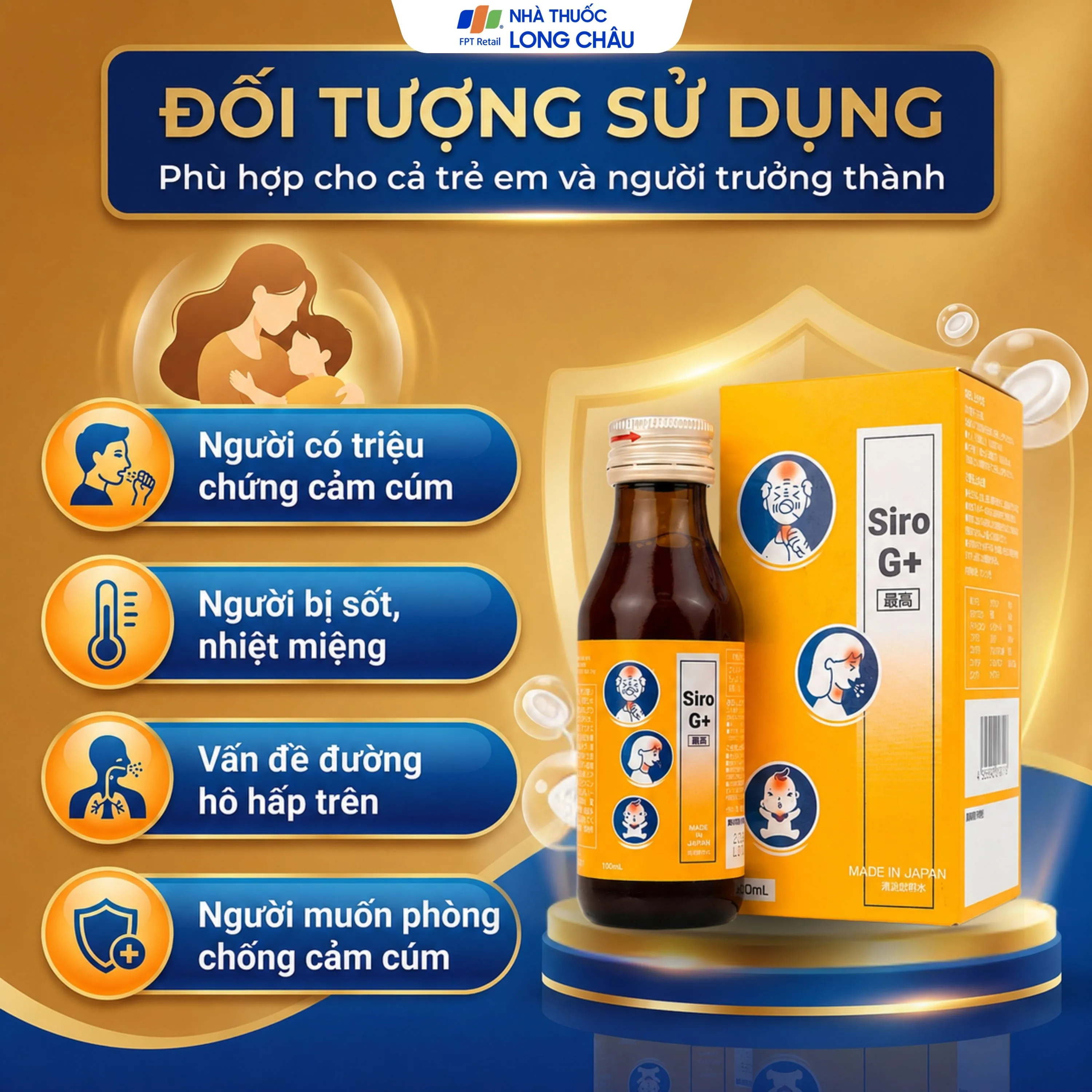 SIRO HỖ TRỢ TĂNG ĐỀ KHÁNG, HẠ SỐT KENKO G+ 100ML 4