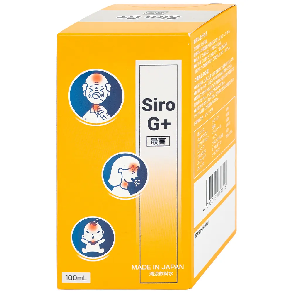 SIRO HỖ TRỢ TĂNG ĐỀ KHÁNG, HẠ SỐT KENKO G+ 100ML 6