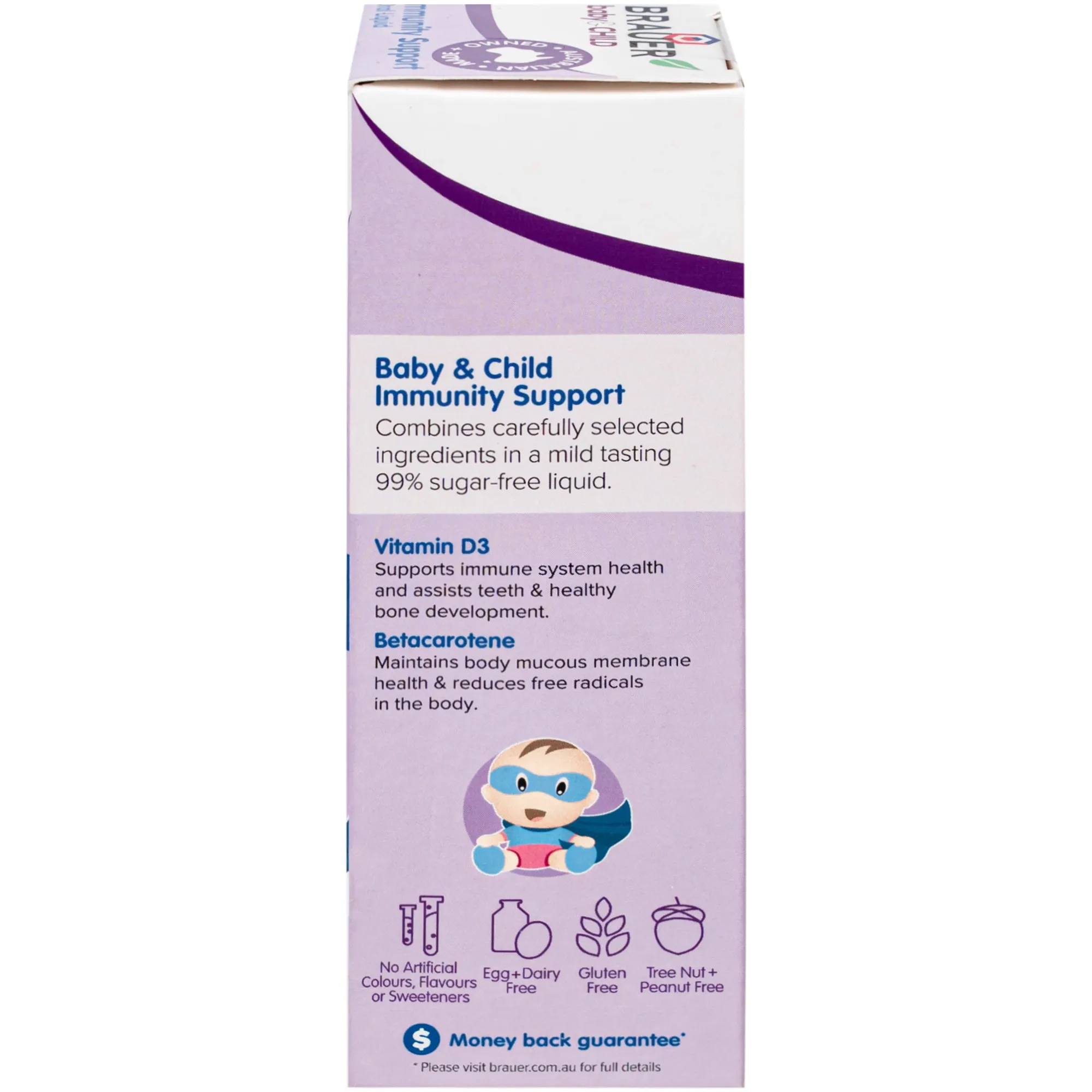SIRO HỖ TRỢ TĂNG ĐỀ KHÁNG CHO BÉ BRAUER BABY & CHILD IMMUNITY SUPPORT 100ML 11