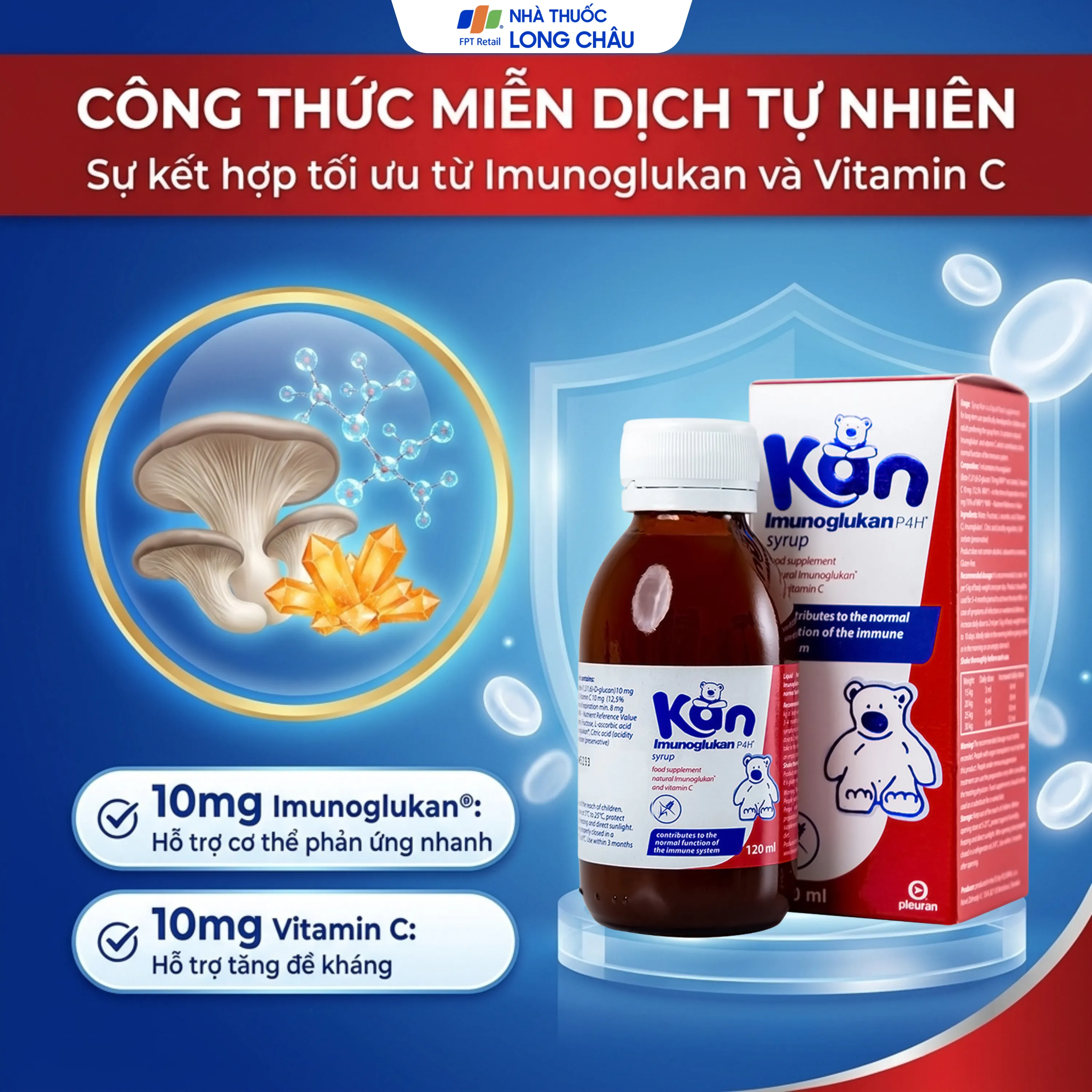 SIRO HỖ TRỢ TĂNG CƯỜNG SỨC ĐỀ KHÁNG Ở TRẺ SYRUP KAN 120ML 2
