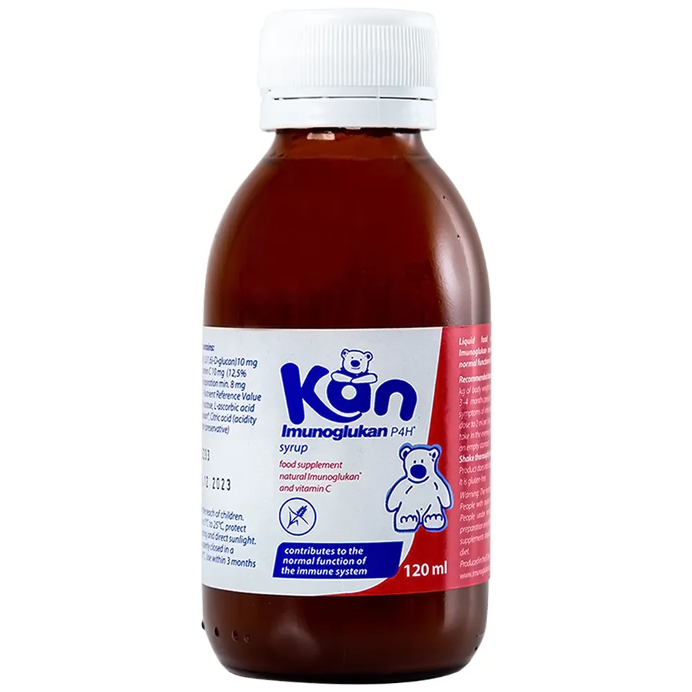 SIRO HỖ TRỢ TĂNG CƯỜNG SỨC ĐỀ KHÁNG Ở TRẺ SYRUP KAN 120ML 4