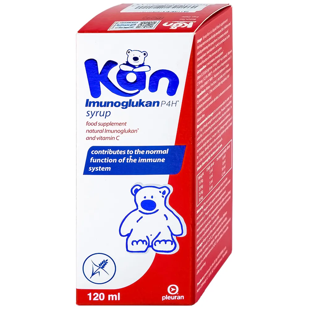 SIRO HỖ TRỢ TĂNG CƯỜNG SỨC ĐỀ KHÁNG Ở TRẺ SYRUP KAN 120ML 6