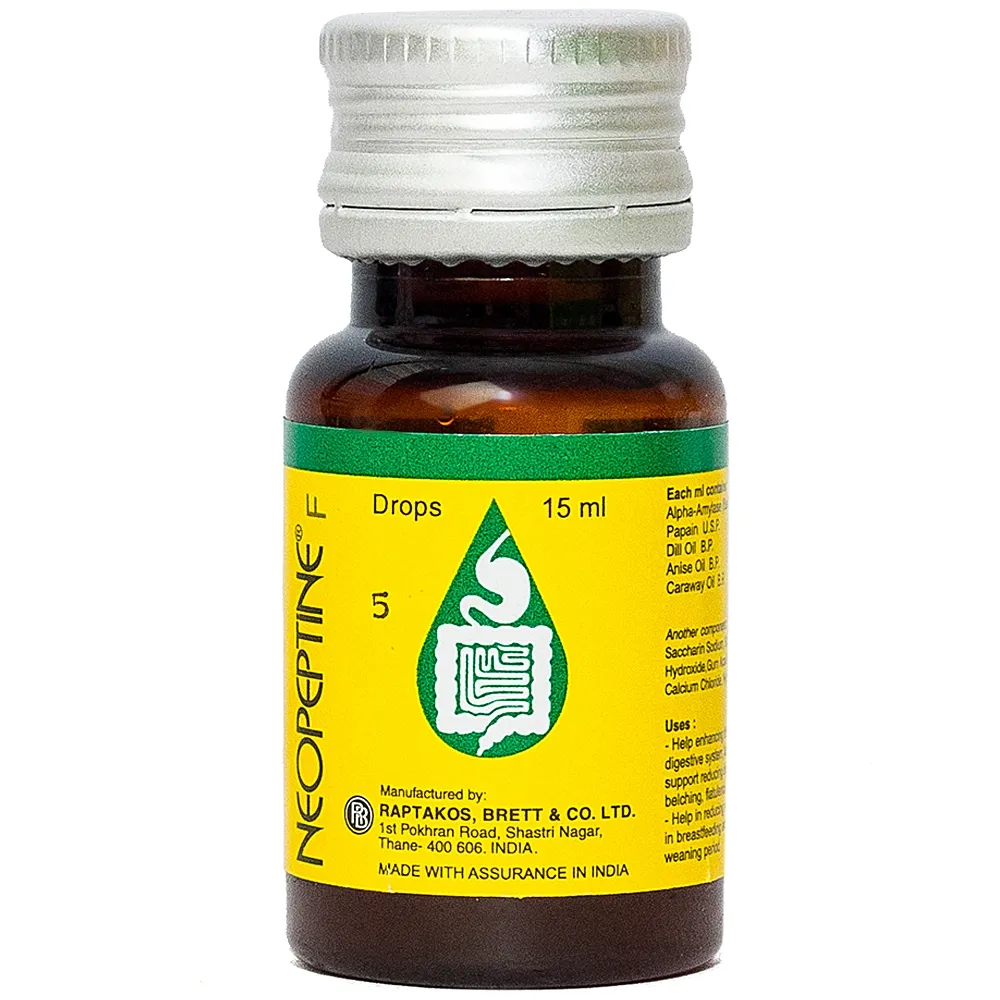 SIRO HỖ TRỢ TĂNG CƯỜNG TIÊU HÓA NEOPEPTINE F DROPS RAPTAKOS 15ML