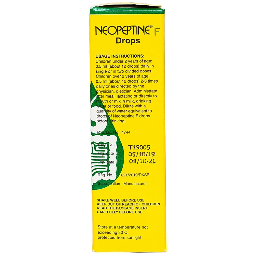 SIRO HỖ TRỢ TĂNG CƯỜNG TIÊU HÓA NEOPEPTINE F DROPS RAPTAKOS 15ML 8