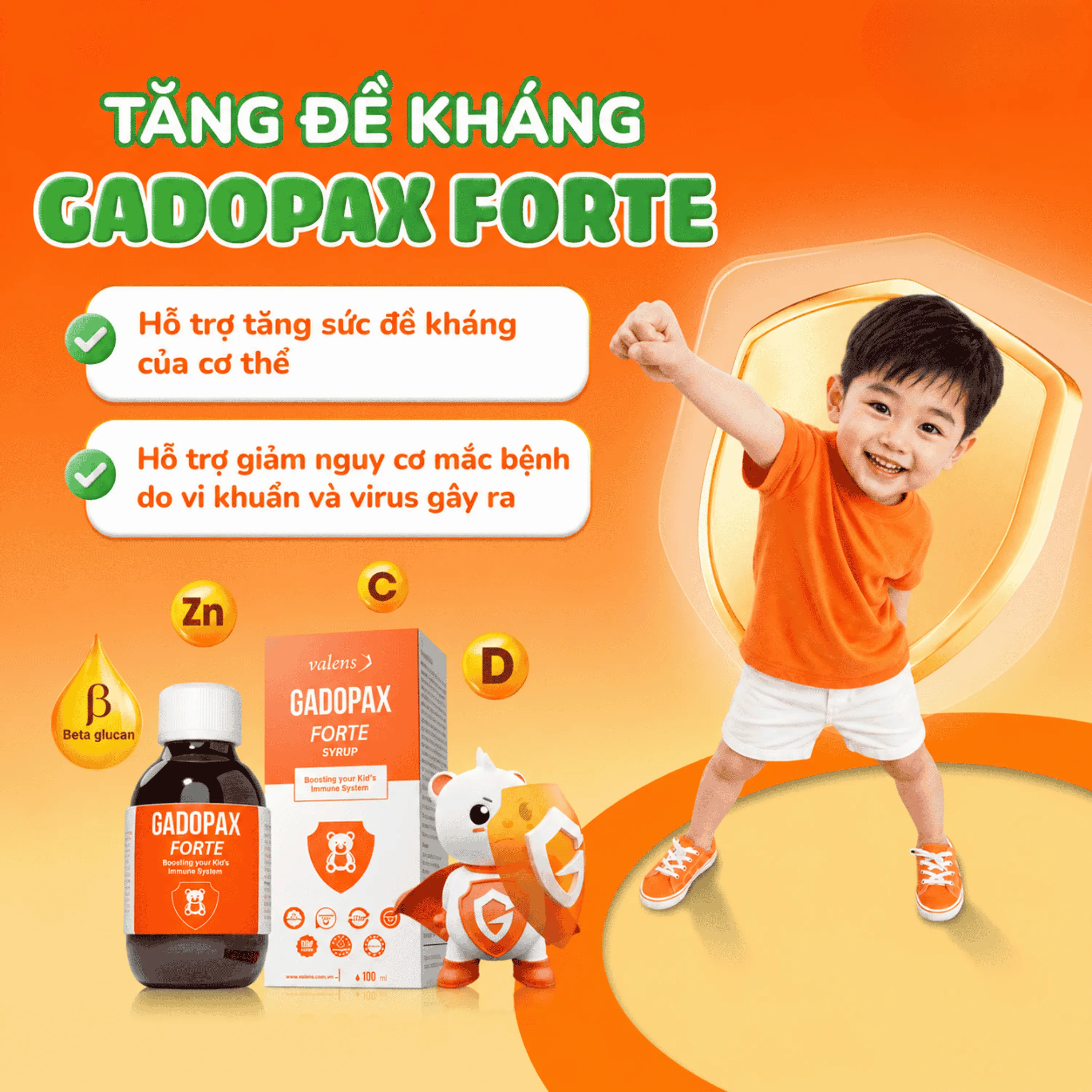 SIRO HỖ TRỢ TĂNG SỨC ĐỀ KHÁNG GADOPAX FORTE VALENS 100ML 2