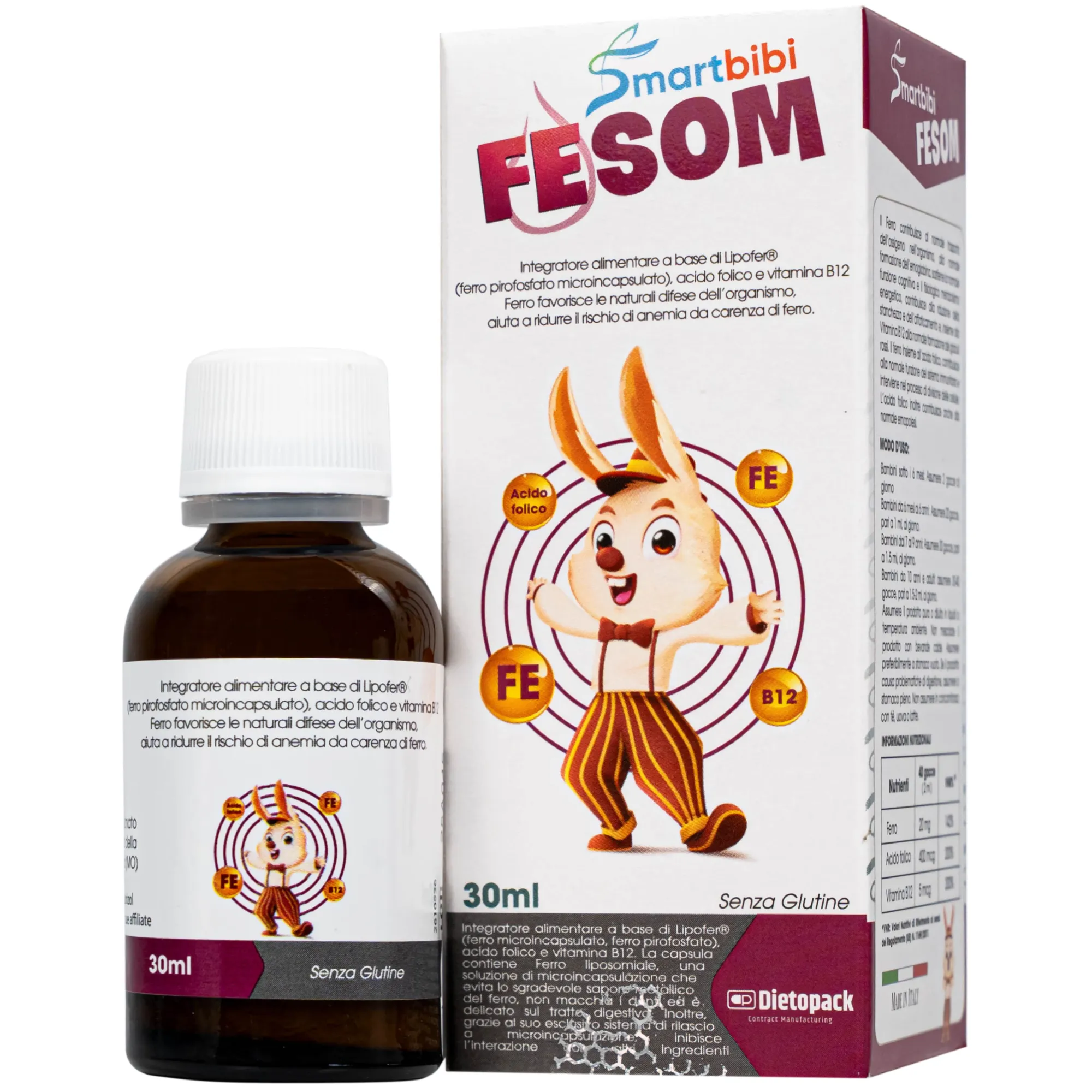 SIRO HỖ TRỢ TẠO MÁU SMARTBIBI FESOM DIETOPACK 30ML