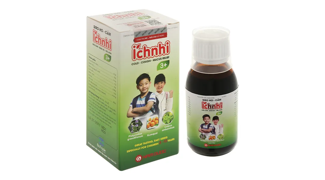 Siro Ho - Cảm Ích Nhi 3+ chai 90ml 2