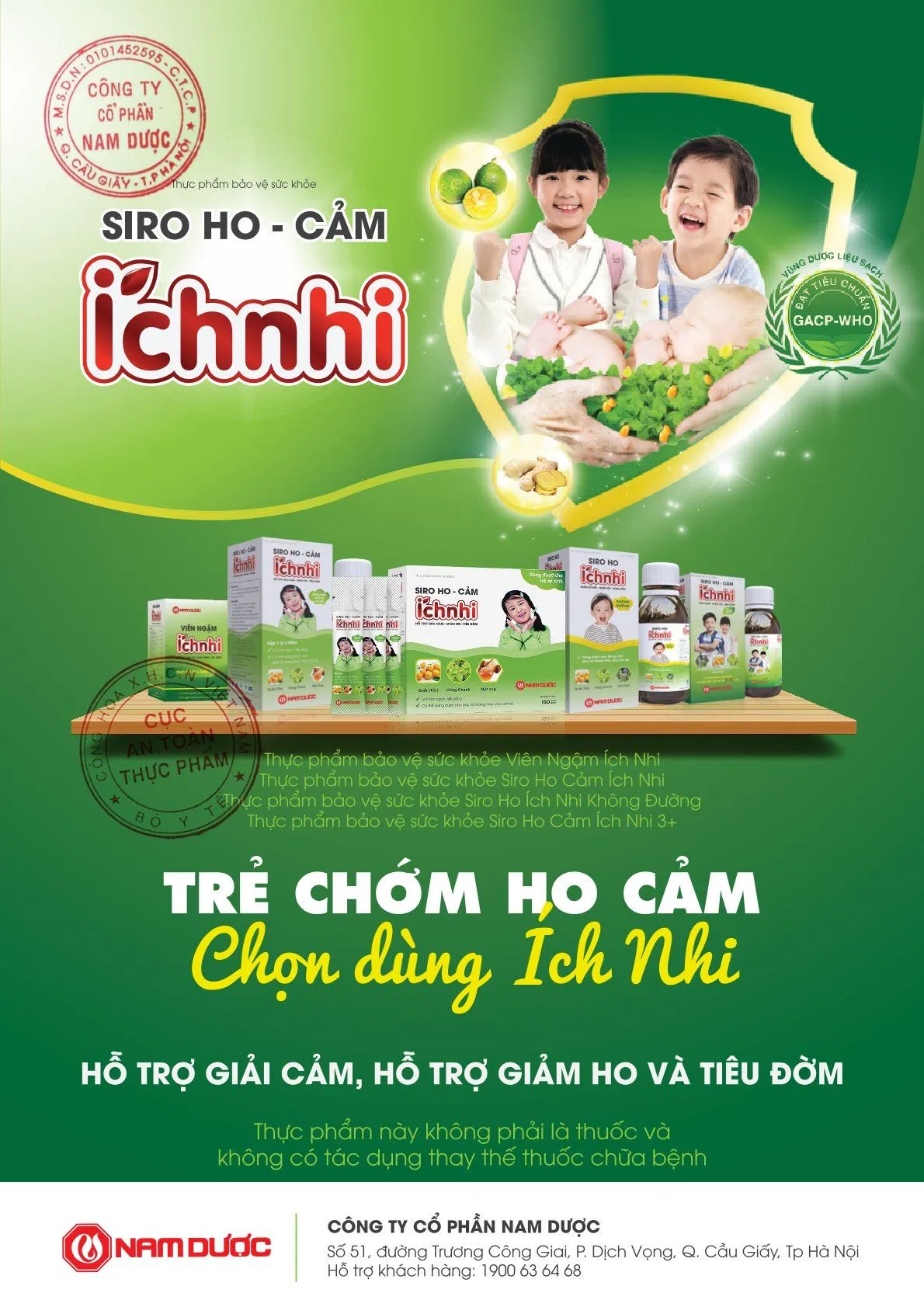 Siro Ho - Cảm Ích Nhi 3+ chai 90ml 9