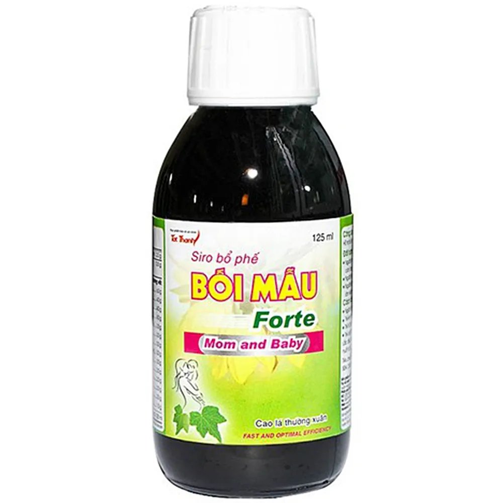 SIRO HO, BỔ PHẾ BỐI MẪU FORTE MOM AND BABY TẤT THÀNH 125ML