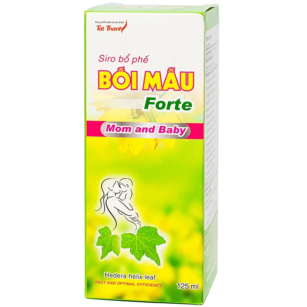 SIRO HO, BỔ PHẾ BỐI MẪU FORTE MOM AND BABY TẤT THÀNH 125ML 8