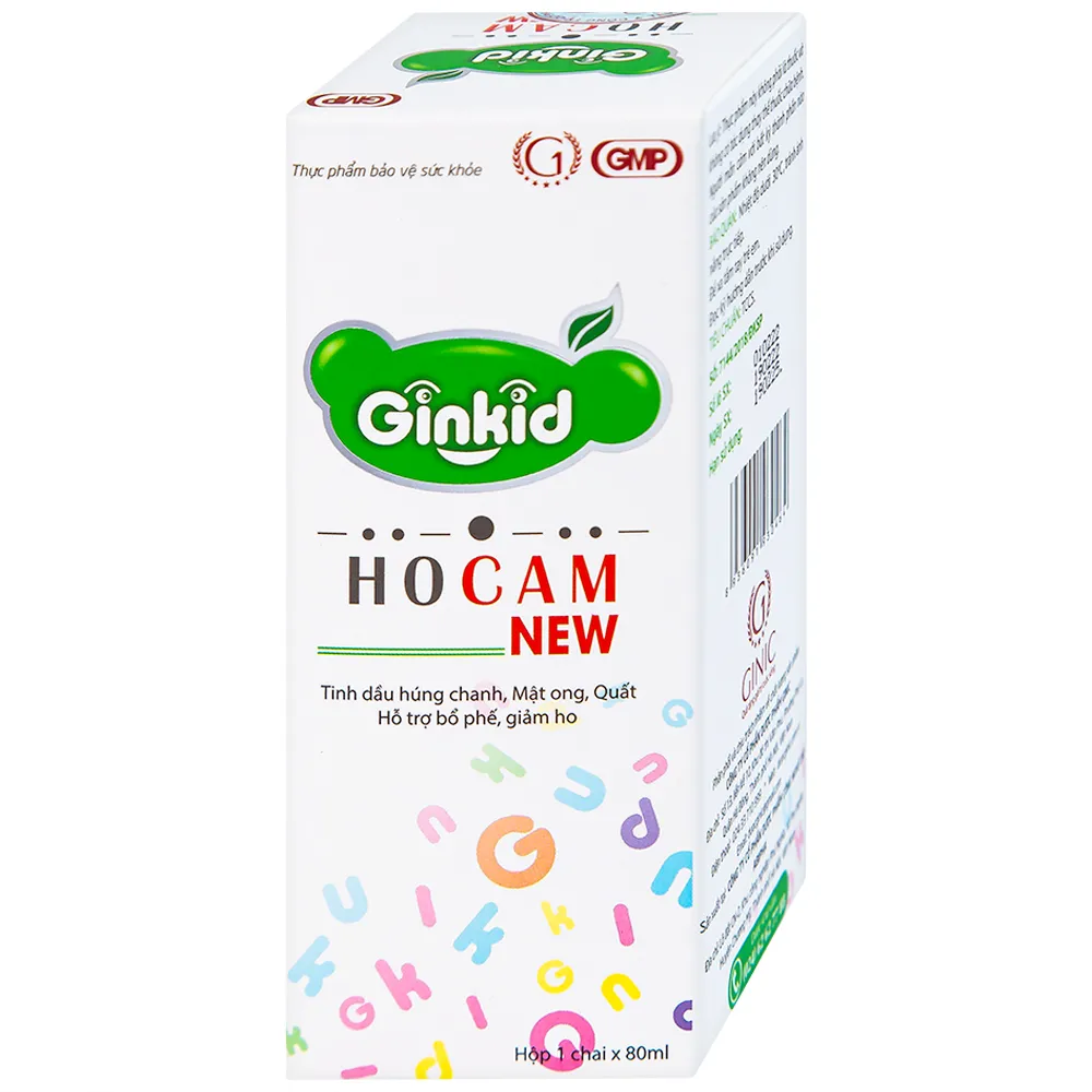 SIRO HO, BỔ PHẾ GINKID HOCAM NEW 80ML 8