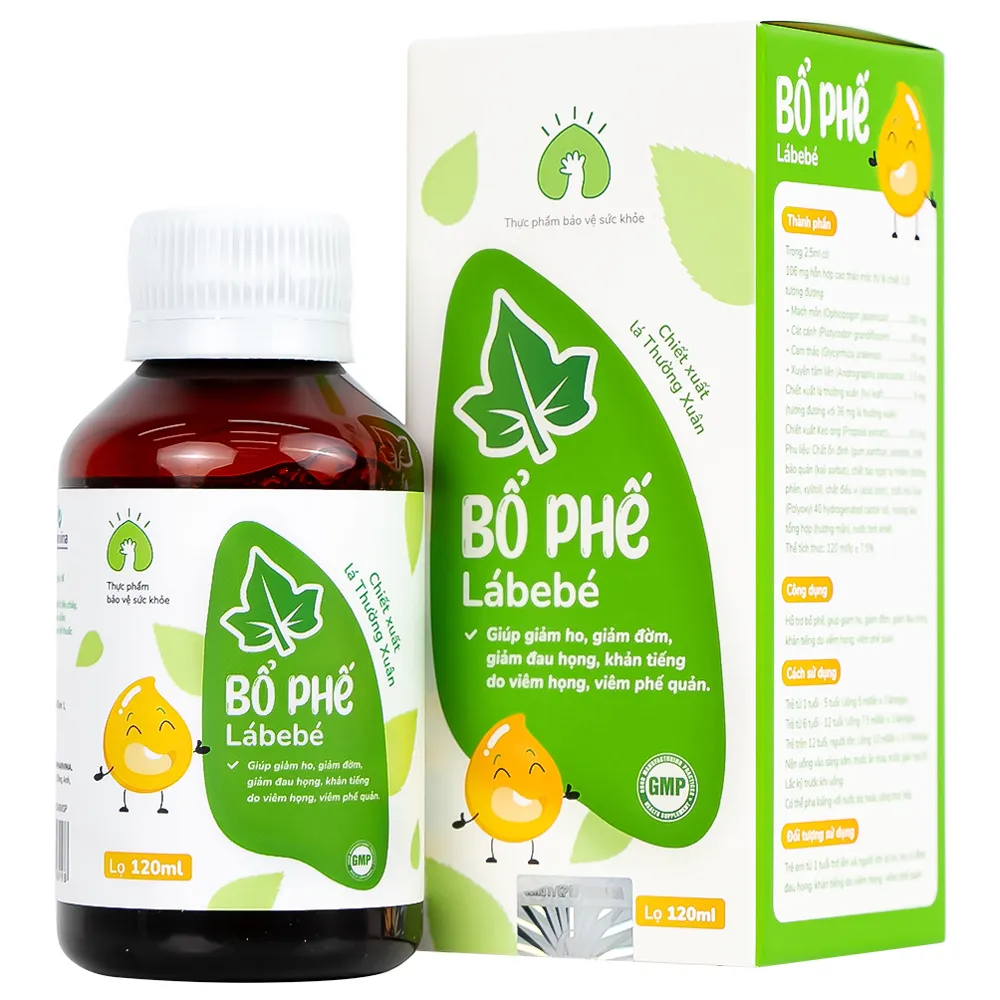 SIRO HO, BỔ PHẾ LÁBEBÉ 120ML
