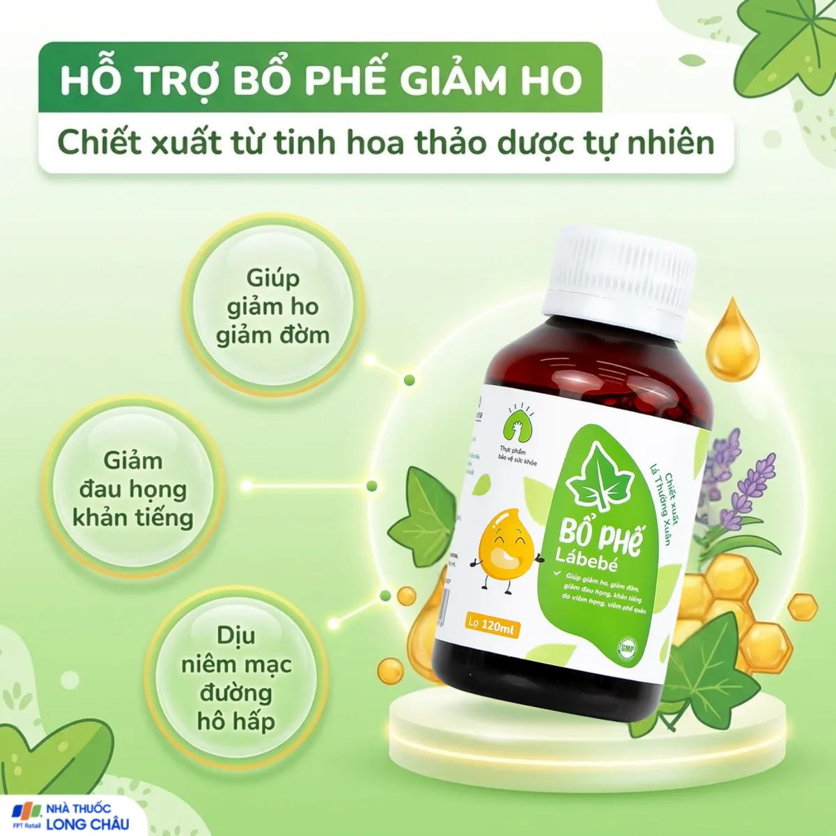 SIRO HO, BỔ PHẾ LÁBEBÉ 120ML 2