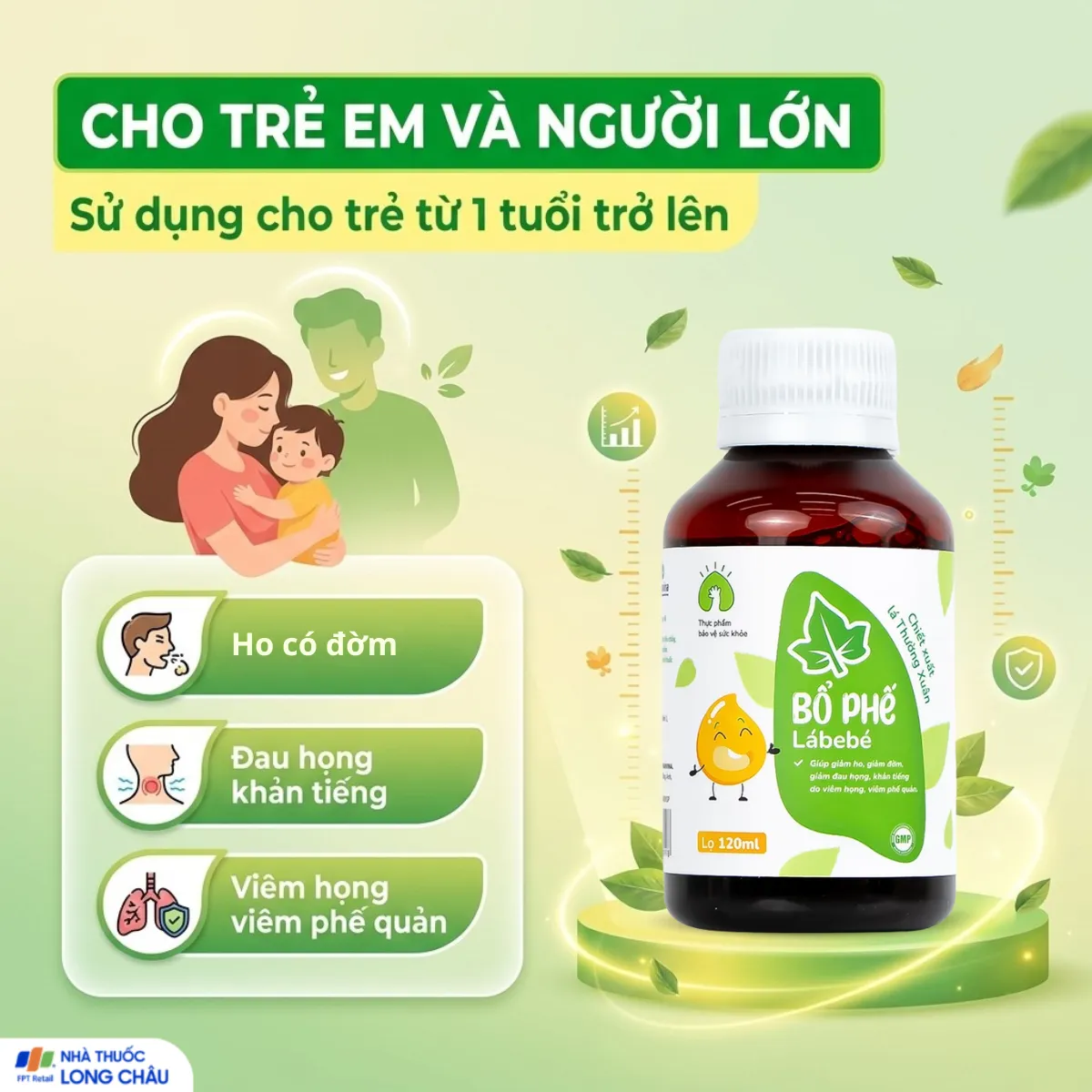 SIRO HO, BỔ PHẾ LÁBEBÉ 120ML 4