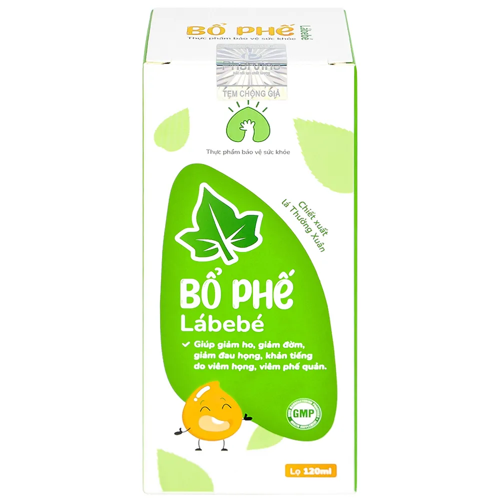 SIRO HO, BỔ PHẾ LÁBEBÉ 120ML 8